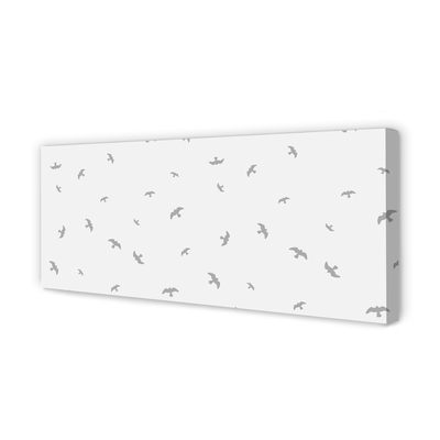 Obraz na płótnie Subtelne Szare Ptaki