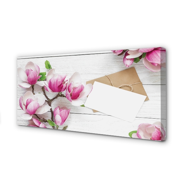 Zdjęcie na płótnie Magnolia na Deskach