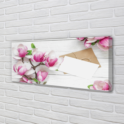 Zdjęcie na płótnie Magnolia na Deskach