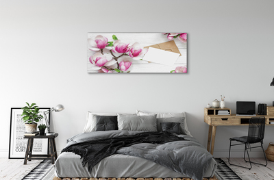 Obraz na płótnie Magnolia deski