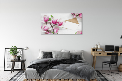Obraz na płótnie Magnolia deski