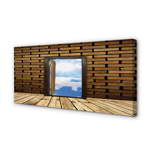 Obraz na płótnie Drzwi niebo 3d