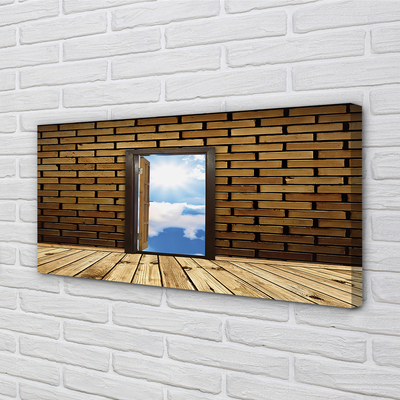 Zdjęcie na płótnie Trójwymiarowe Drzwi do Nieba