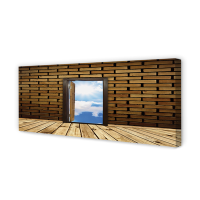 Zdjęcie na płótnie Trójwymiarowe Drzwi do Nieba