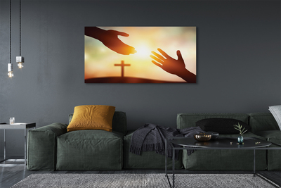Obraz na płótnie Ręce krzyż