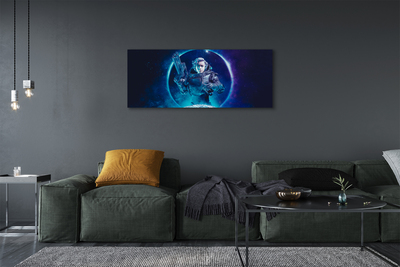 Obraz canvas na ścianę Kobieta na Księżycu