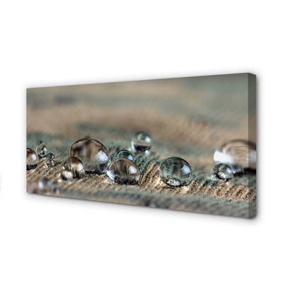 Zdjęcie na płótnie Tekstura Kropli w Makro