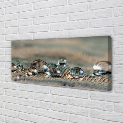 Zdjęcie na płótnie Tekstura Kropli w Makro