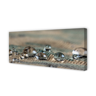 Zdjęcie na płótnie Tekstura Kropli w Makro