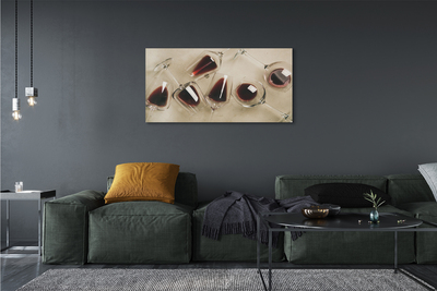 Zdjęcie na płótnie Kryształowe Kieliszki Do Wina