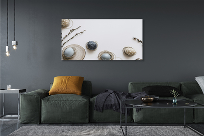 Fotoobraz na płótnie Jajka i Bazie