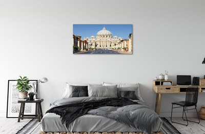 Obraz na płótnie Rzym Katedra ulice budynki