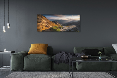 Obraz na płótnie Góry o Wschodzie Słońca