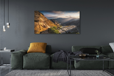 Obraz na płótnie Góry o Wschodzie Słońca