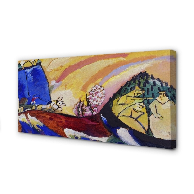 Obraz na płótnie Painting with Troika - Wassily Kandinsky