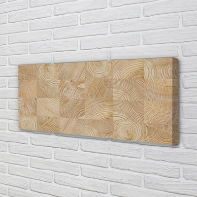 Duży obraz na płótnie Drewniana Kostka Brukowa