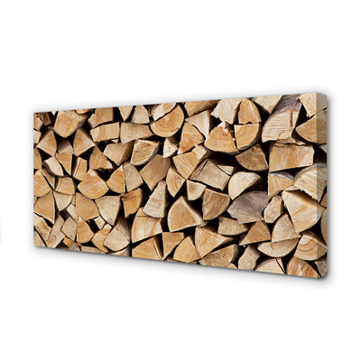 Duży obraz na płótnie Składowisko Drewna Opałowego