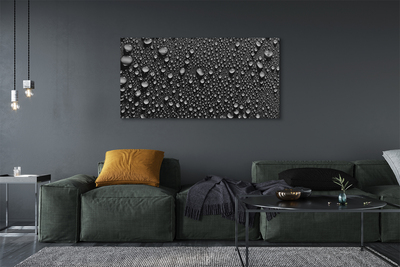 Fotoobraz na płótnie Przejrzyste Krople Wody