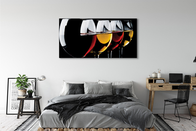 Fotoobraz na płótnie Minimalistyczne Kieliszki W Czerni