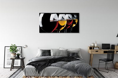 Fotoobraz na płótnie Minimalistyczne Kieliszki W Czerni