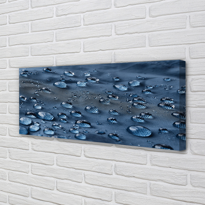 Fotoobraz na płótnie Mikroświat Kropli Wody