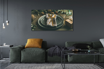 Zdjęcie na płótnie Świąteczne Nakrycie Stołu