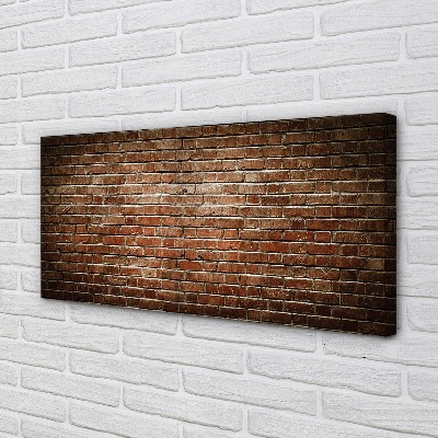 Duży obraz na płótnie Zabytkowa Ściana Ceglana