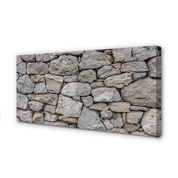 Obraz na płótnie Mur z Naturalnego Kamienia