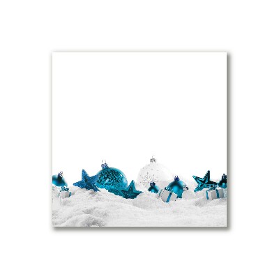 Obraz Canvas Bombki Święta Ozdoby Śnieg