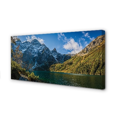 Zdjęcie na płótnie Góry i Jezioro