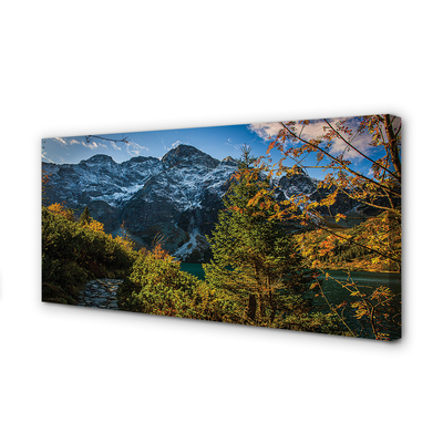 Zdjęcie na płótnie Góry i Jezioro