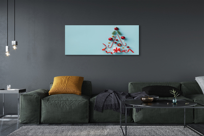 Obraz na płótnie Prezent, Bombki, Słodycze i Dekoracje