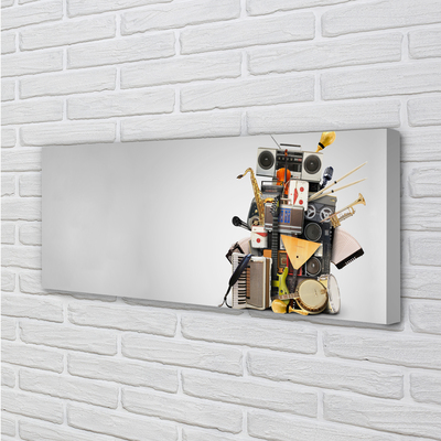 Duży obraz na płótnie Retro Studio Muzyczne