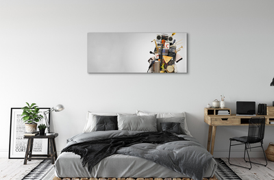 Duży obraz na płótnie Retro Studio Muzyczne