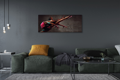 Obraz drukowany na płótnie Kobieta w Szpagacie