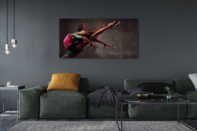 Obraz drukowany na płótnie Kobieta w Szpagacie