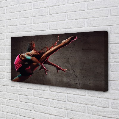 Obraz drukowany na płótnie Kobieta w Szpagacie