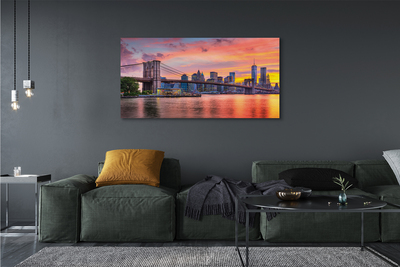 Obraz canvas na ścianę Poranny Widok na Most