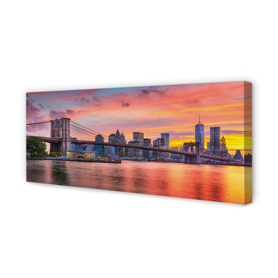 Obraz canvas na ścianę Poranny Widok na Most