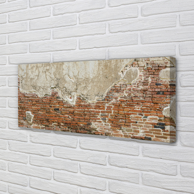 Duży obraz na płótnie Klasyczny Ceglany Mur