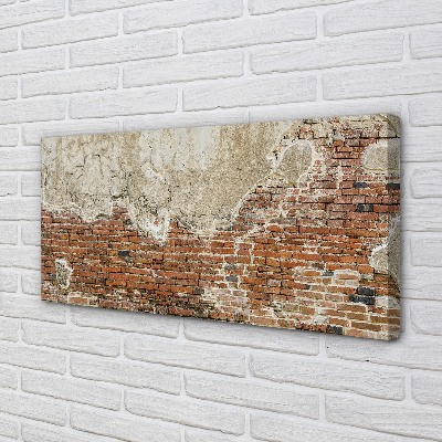 Duży obraz na płótnie Klasyczny Ceglany Mur