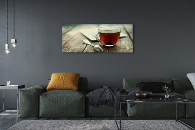 Obraz na płótnie Chwila z Ciepłą Herbatą