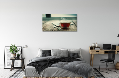 Obraz na płótnie Chwila z Ciepłą Herbatą