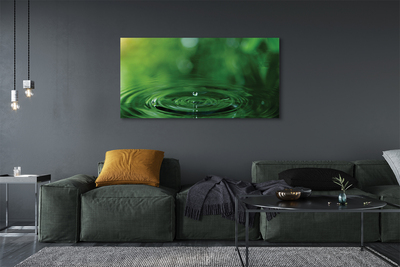 Fotoobraz na płótnie Czysta Kropla w Zbliżeniu