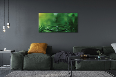 Fotoobraz na płótnie Czysta Kropla w Zbliżeniu