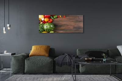 Duży obraz na płótnie Kompozycja Arbuza i Pomidorków
