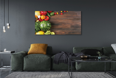 Duży obraz na płótnie Kompozycja Arbuza i Pomidorków