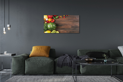 Duży obraz na płótnie Kompozycja Arbuza i Pomidorków