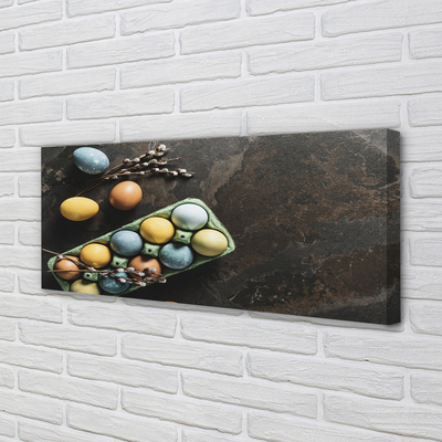 Fotoobraz na płótnie Jajka i Bazie