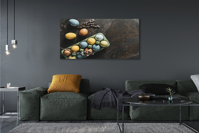 Fotoobraz na płótnie Jajka i Bazie